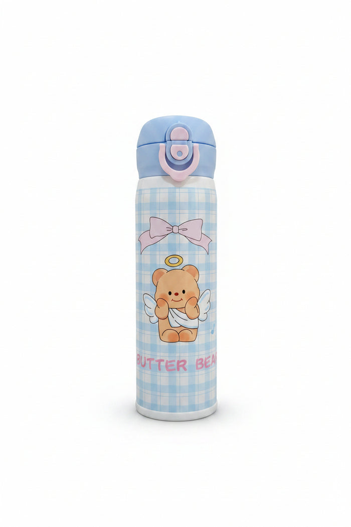 Butter Bear Stainless Steel Insulated Water Bottle 🩷🐻