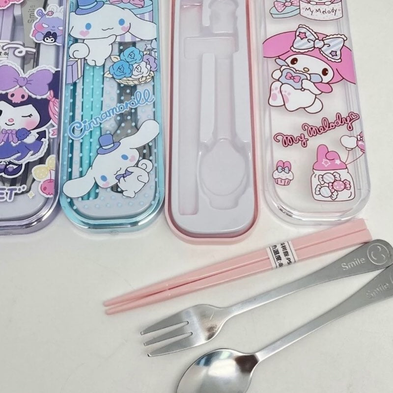 Sanrio Stainless Steel Cutlery Set