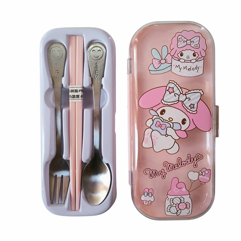 Sanrio Stainless Steel Cutlery Set