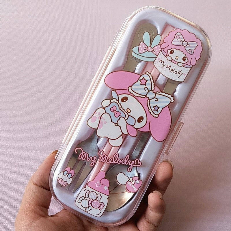 Sanrio Stainless Steel Cutlery Set