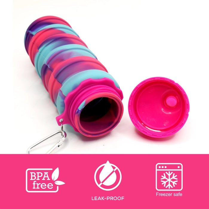 Collapsible sipper (Pink 550ml)