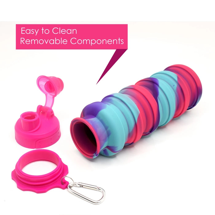 Collapsible sipper (Pink 550ml)