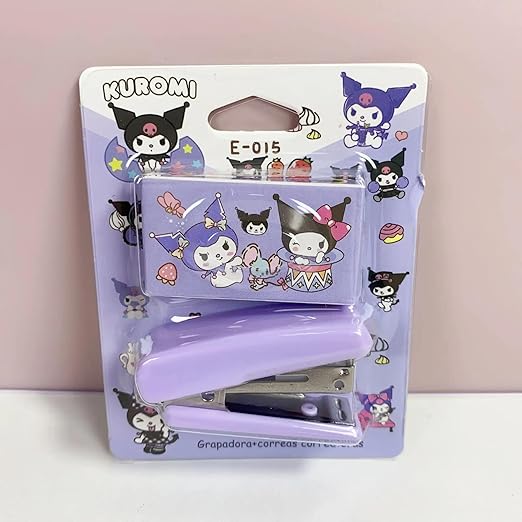 Kuromi Mini Stapler with Pins