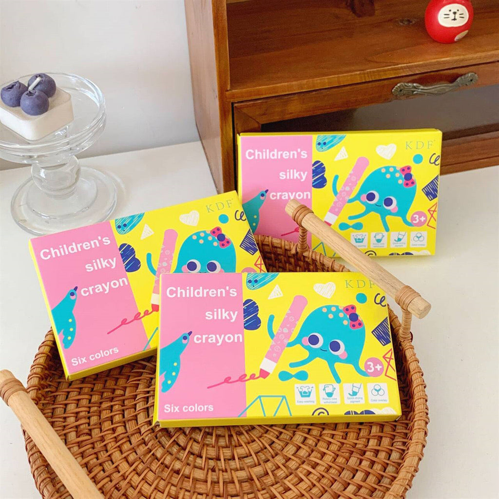 Silky crayon six colors