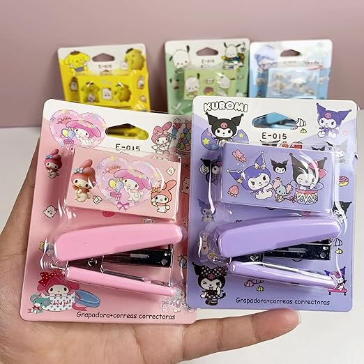 Kuromi Mini Stapler with Pins