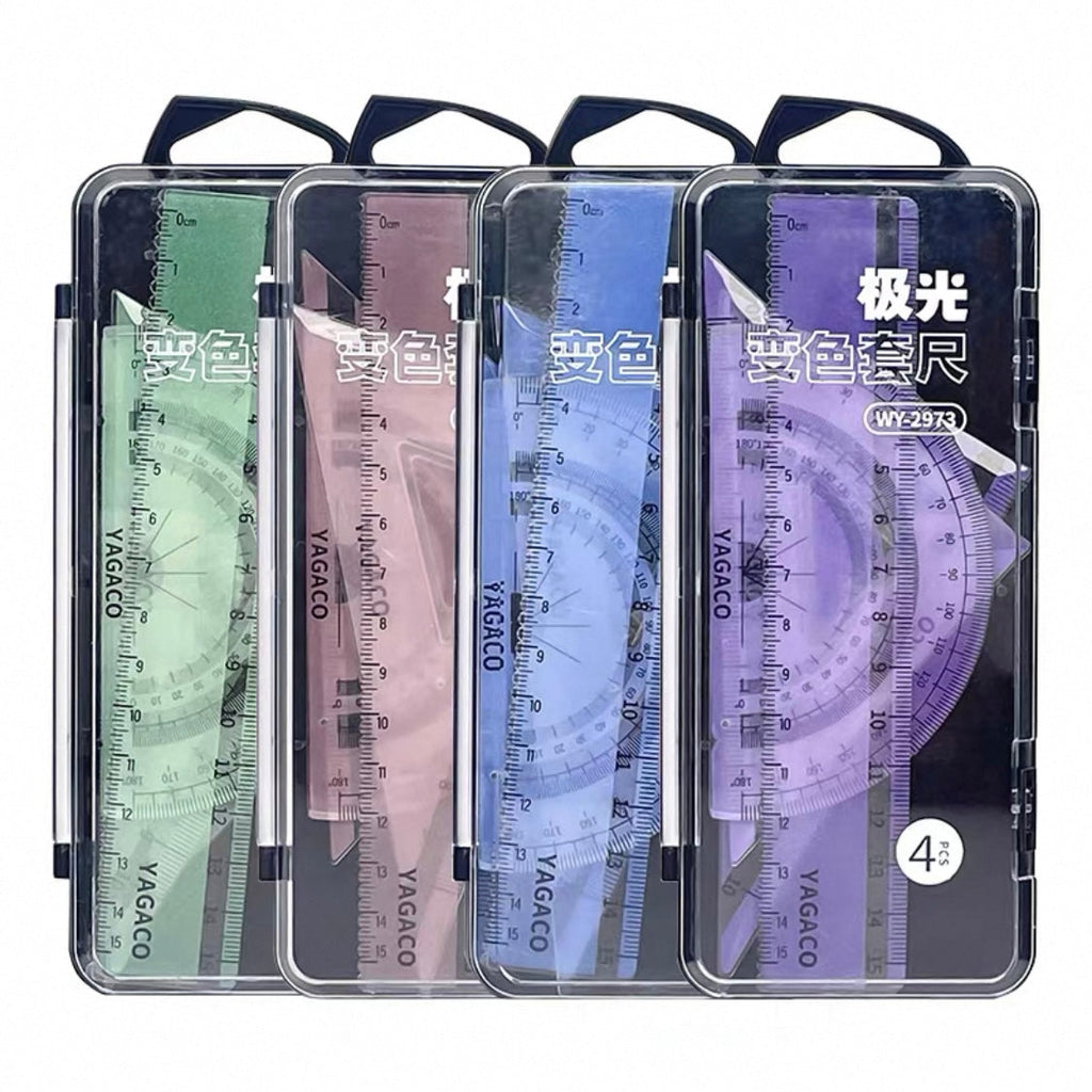 Aurora color changing stationery set