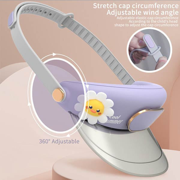 Cute pet fan hat ( Usb C type charging)