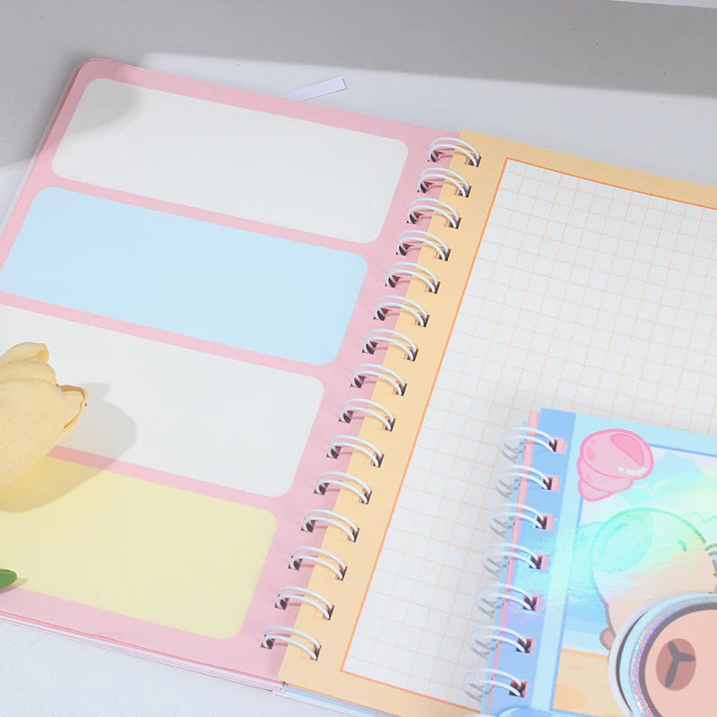 Cheese Bear Notebook with stickers