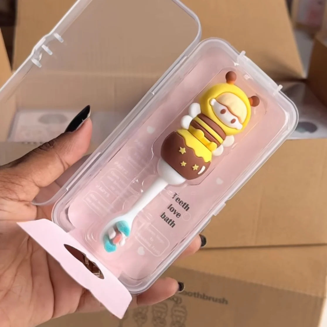 Kawaii Toothbrush with Soft Bristles