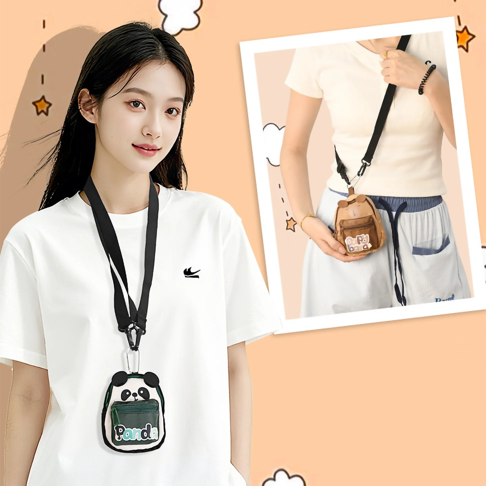 Kawaii Animal Mini Backpack Pouch