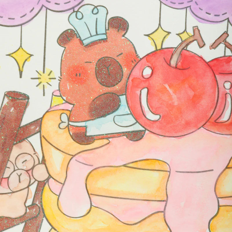 Watercolor Painting Book Set for Kids