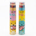 Coloring pencil box of 12 colors