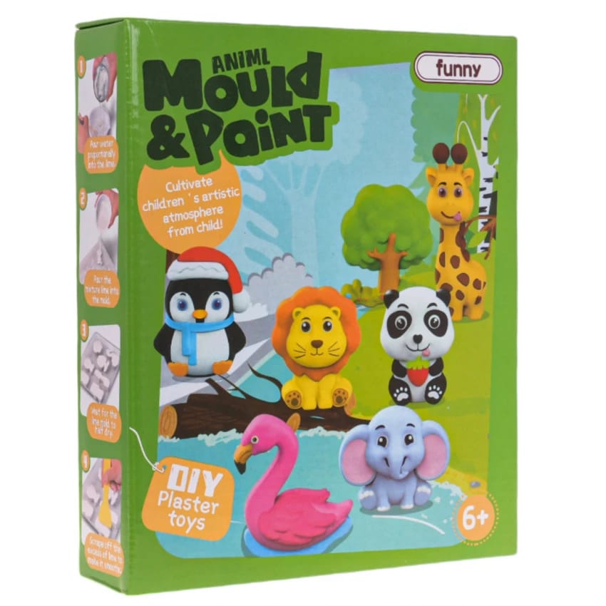 Animal / Unicorn / Dinosaur Mould & Paint DIY Kit