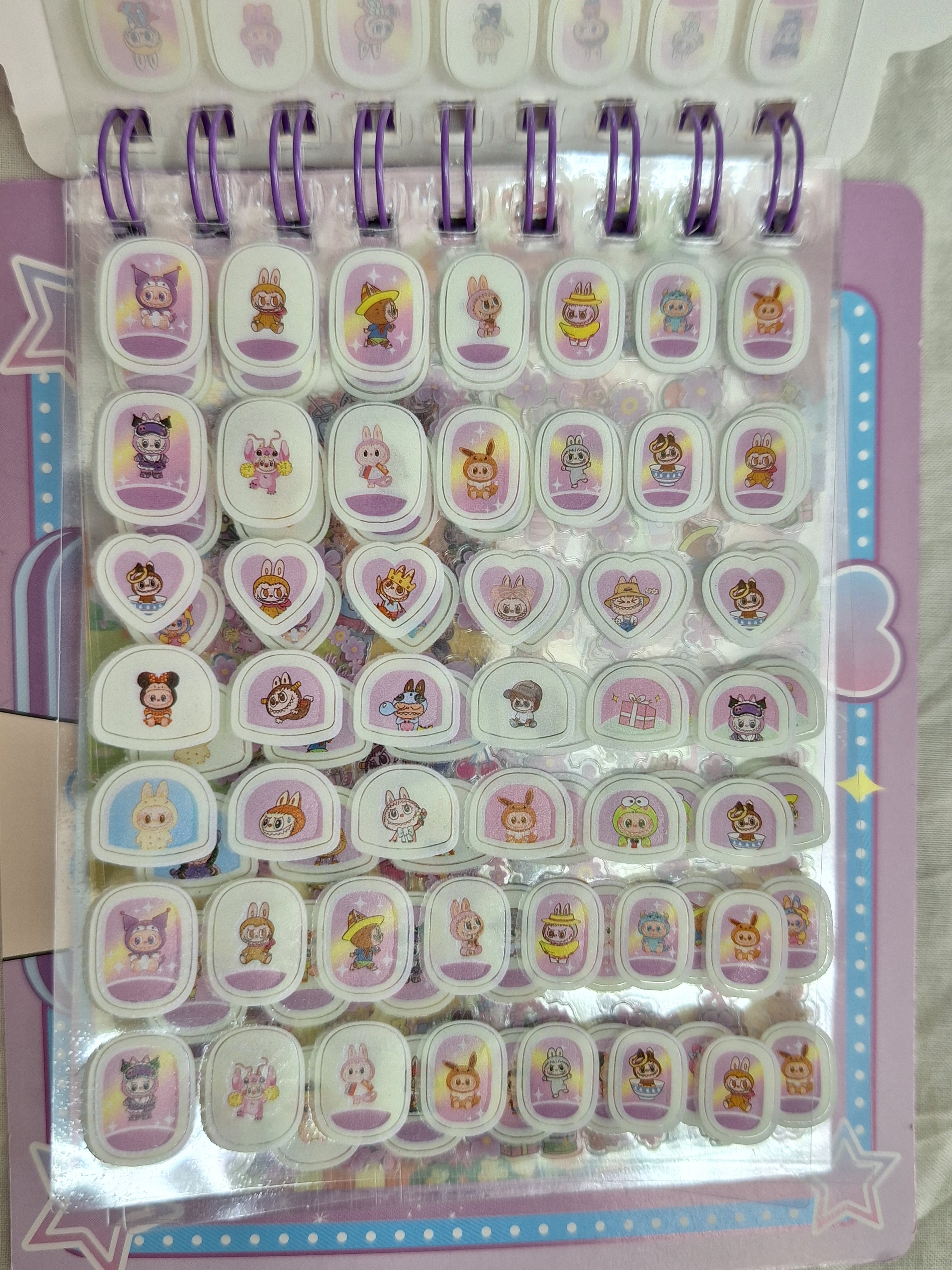Labubu nail art DIY kit