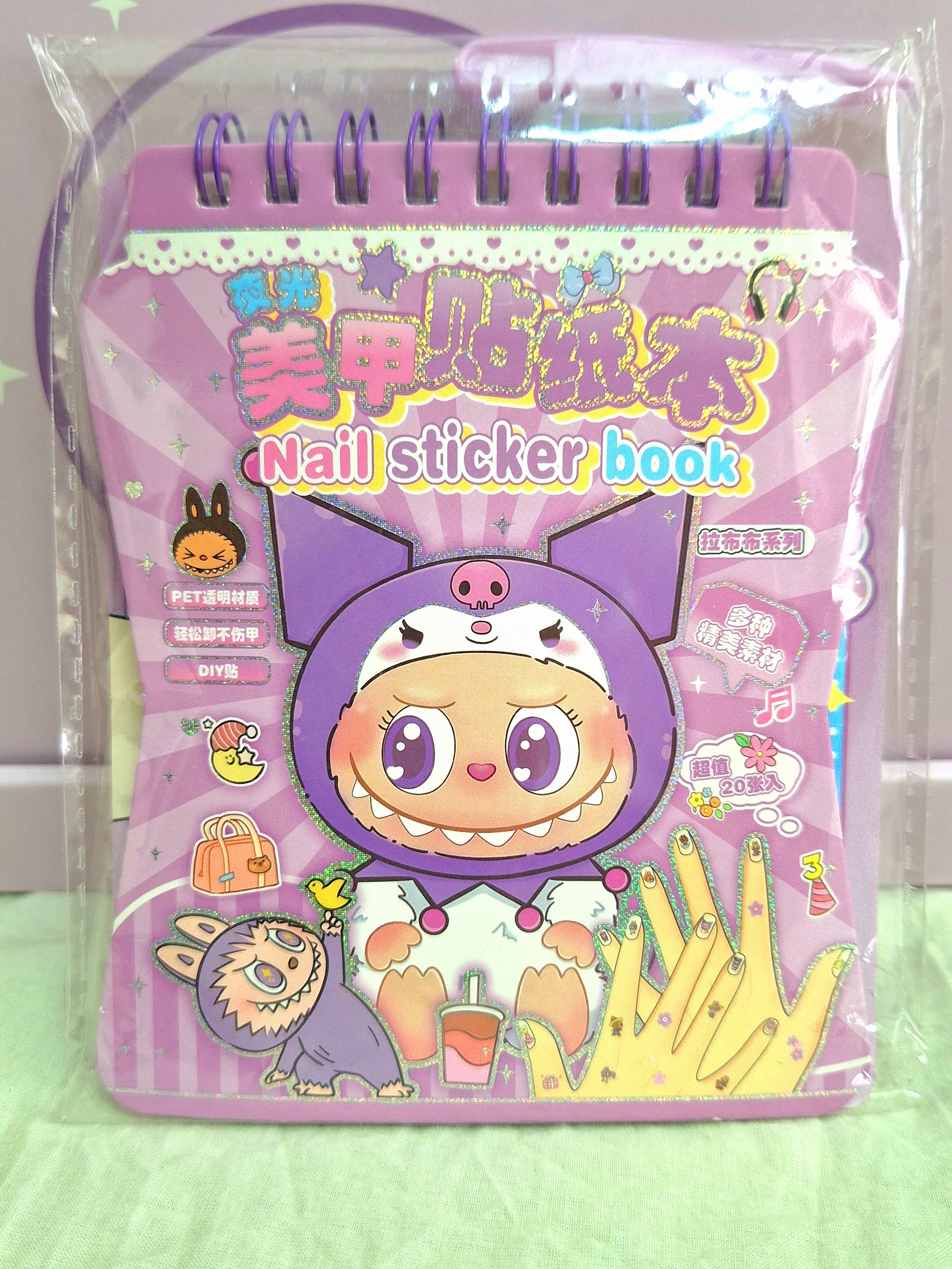 Labubu nail art DIY kit