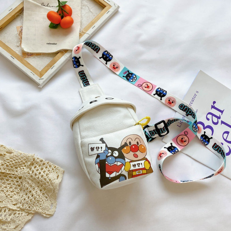 Cartoon canvas chest bag