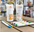 Silky Water-Soluble Crayons Set (12 Colors) – Mess-Free Fun for Kids!