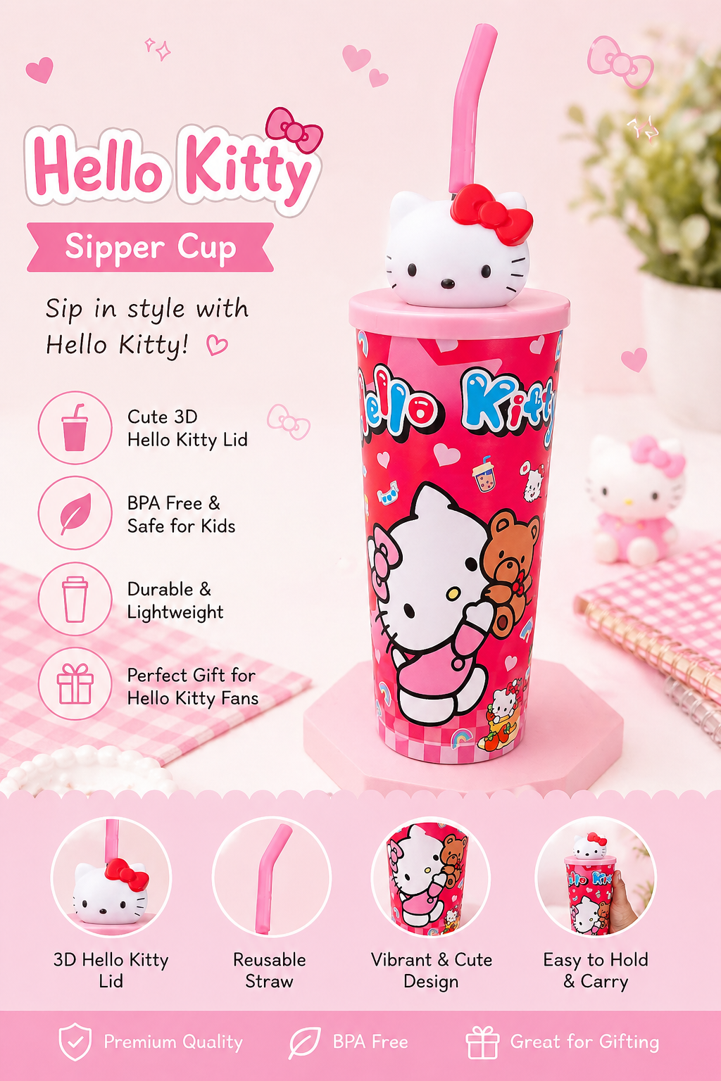 Hello Kitty Sipper cup (limited edition)