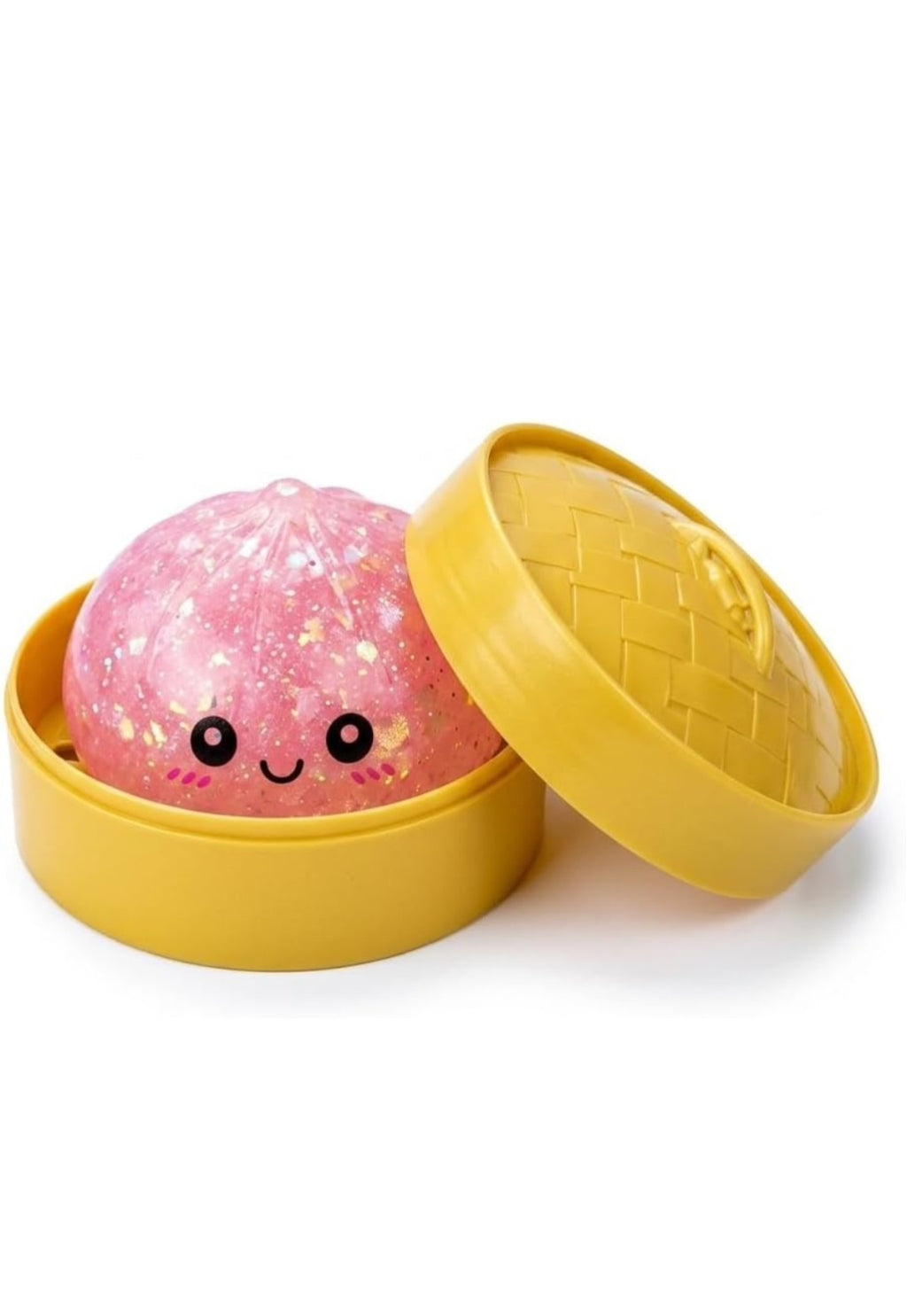 Squishy Bun Glitter Dumpling Fidget Toy – Mystery Color Collectible for Kids 3+