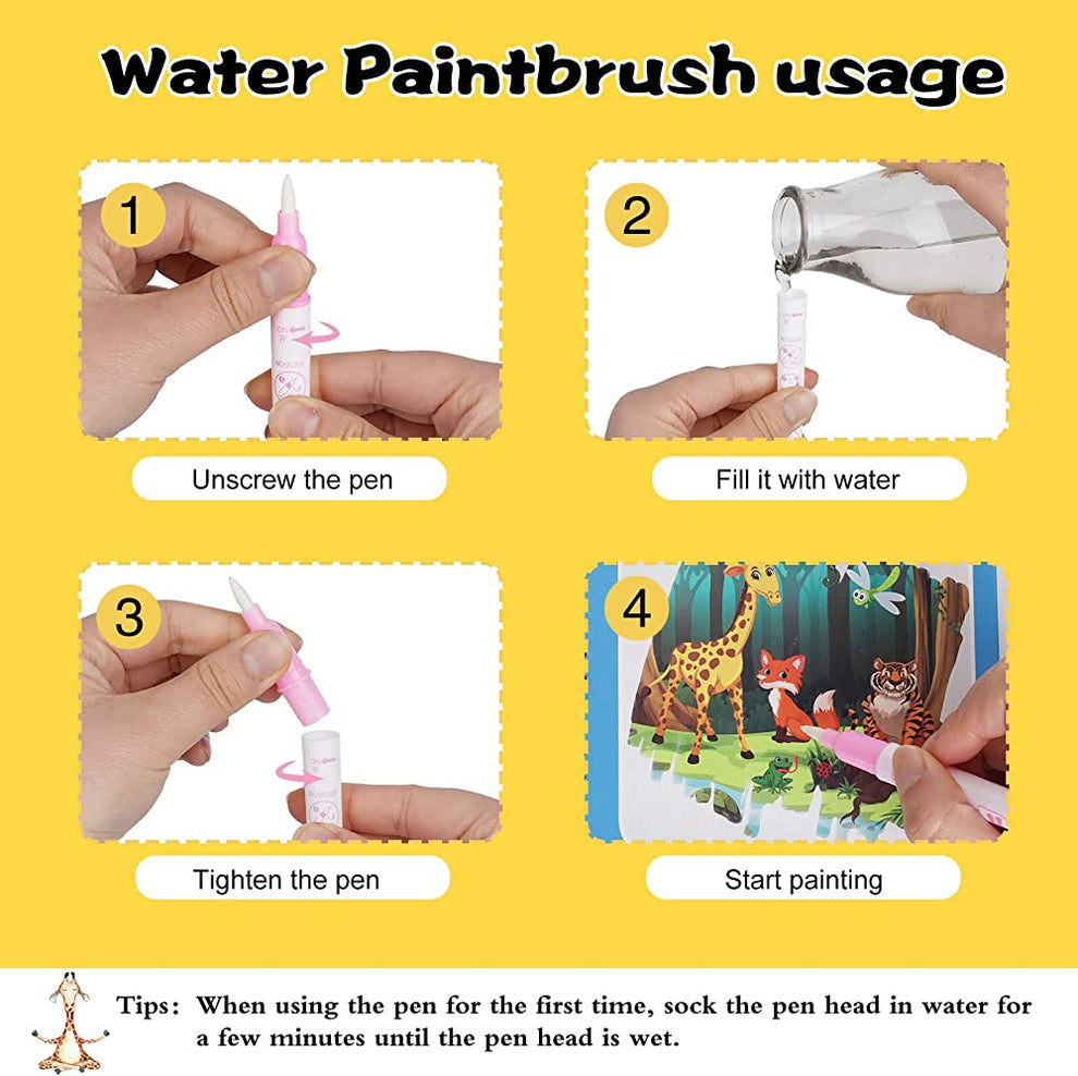 Reusable water color book
