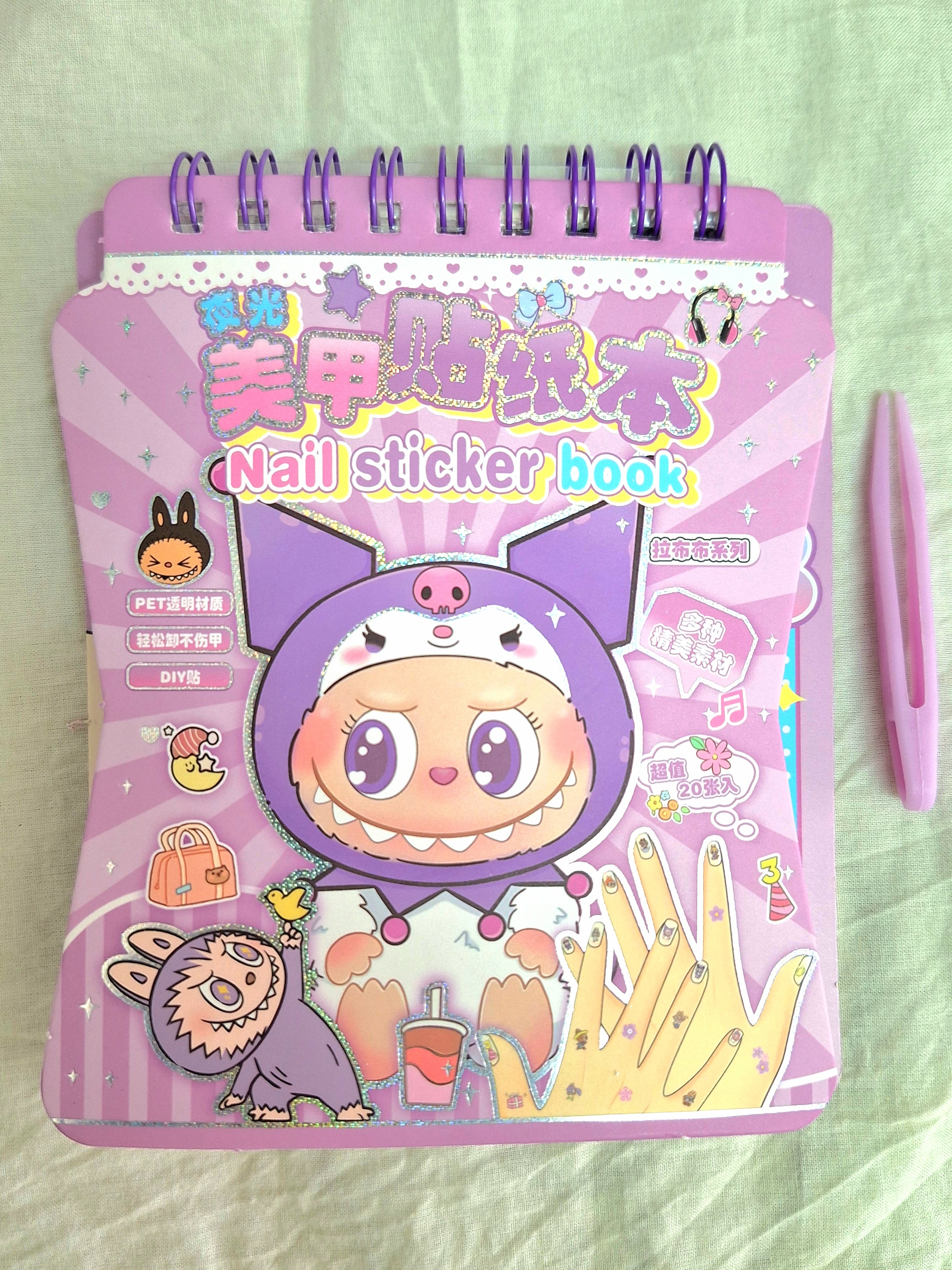 Labubu nail art DIY kit