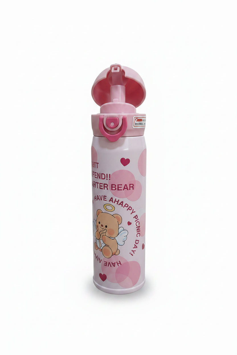 Butter Bear Stainless Steel Insulated Water Bottle 🩷🐻