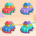 Pull back car shaped sharpner