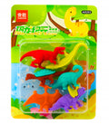 Dino erasers pack of 6