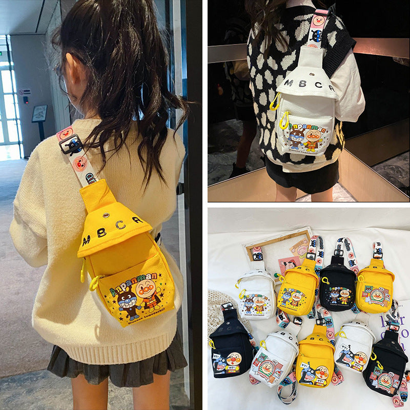 Cartoon canvas chest bag