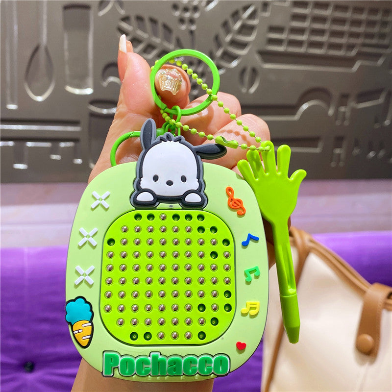 Kawaii magnetic drawing keychain