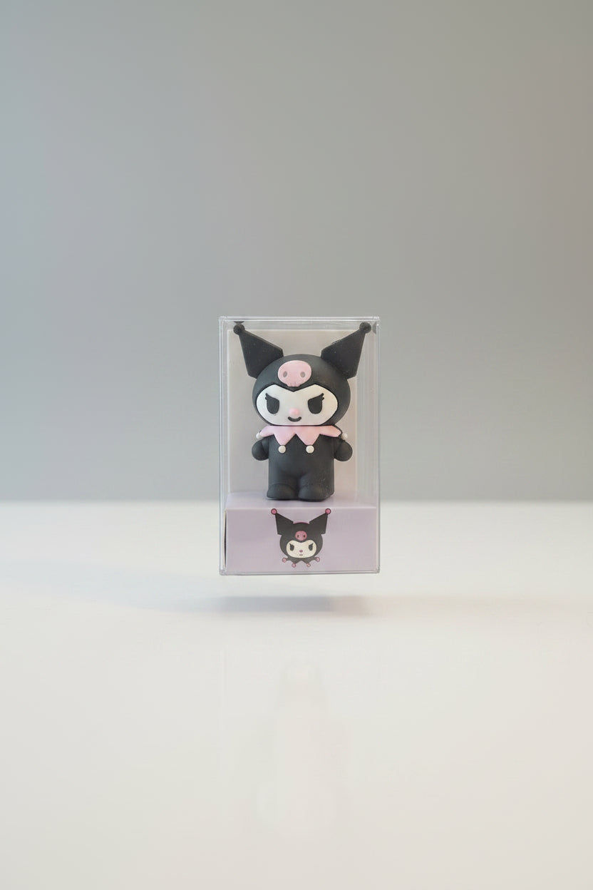 Kuromi 2-in-1 Eraser & Sharpener – Cute Kawaii Stationery