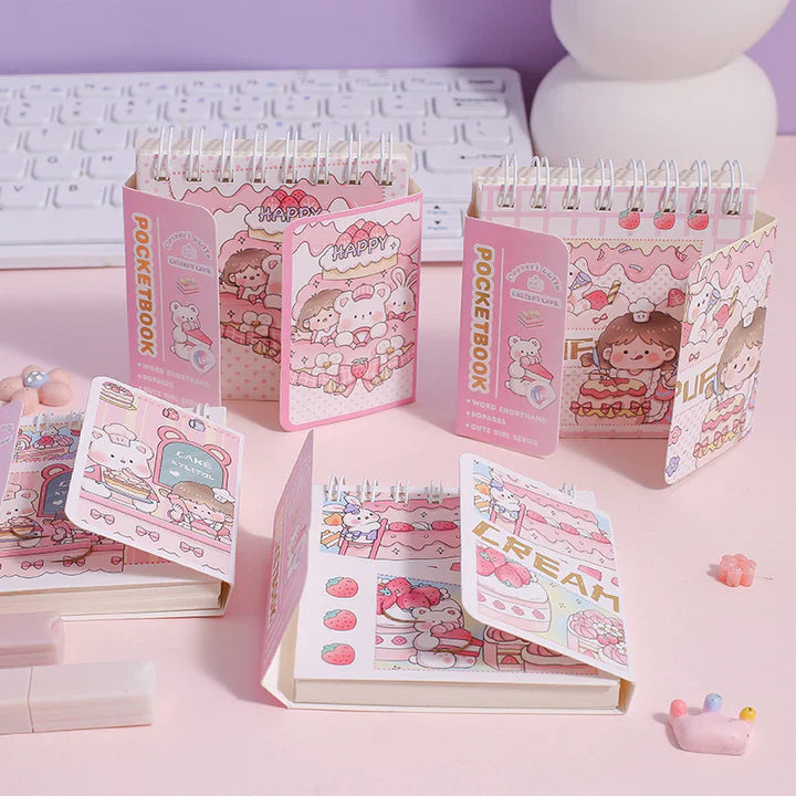Kawaii Mini Spiral Daily Planner