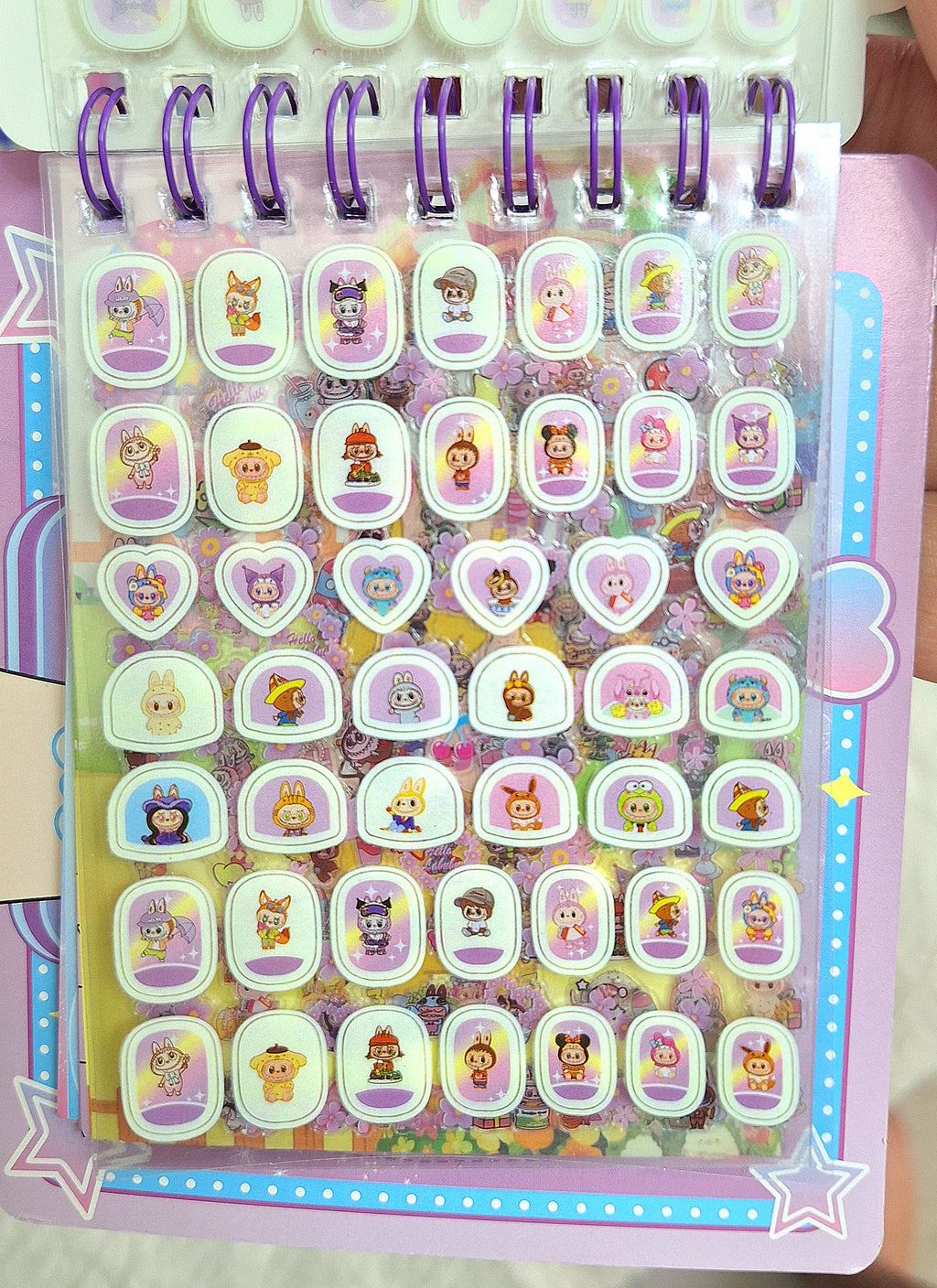 Labubu nail art DIY kit