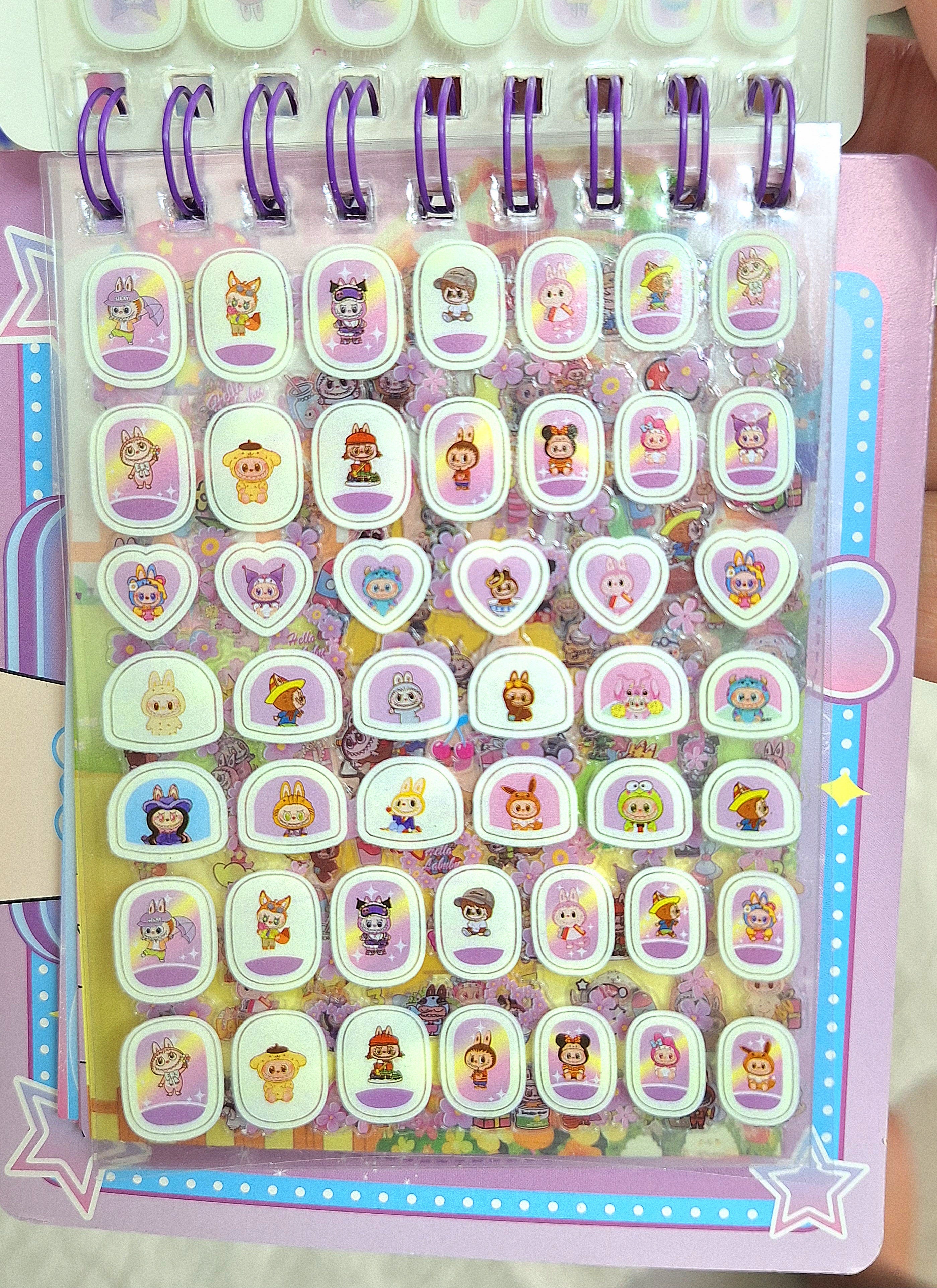 Labubu nail art DIY kit