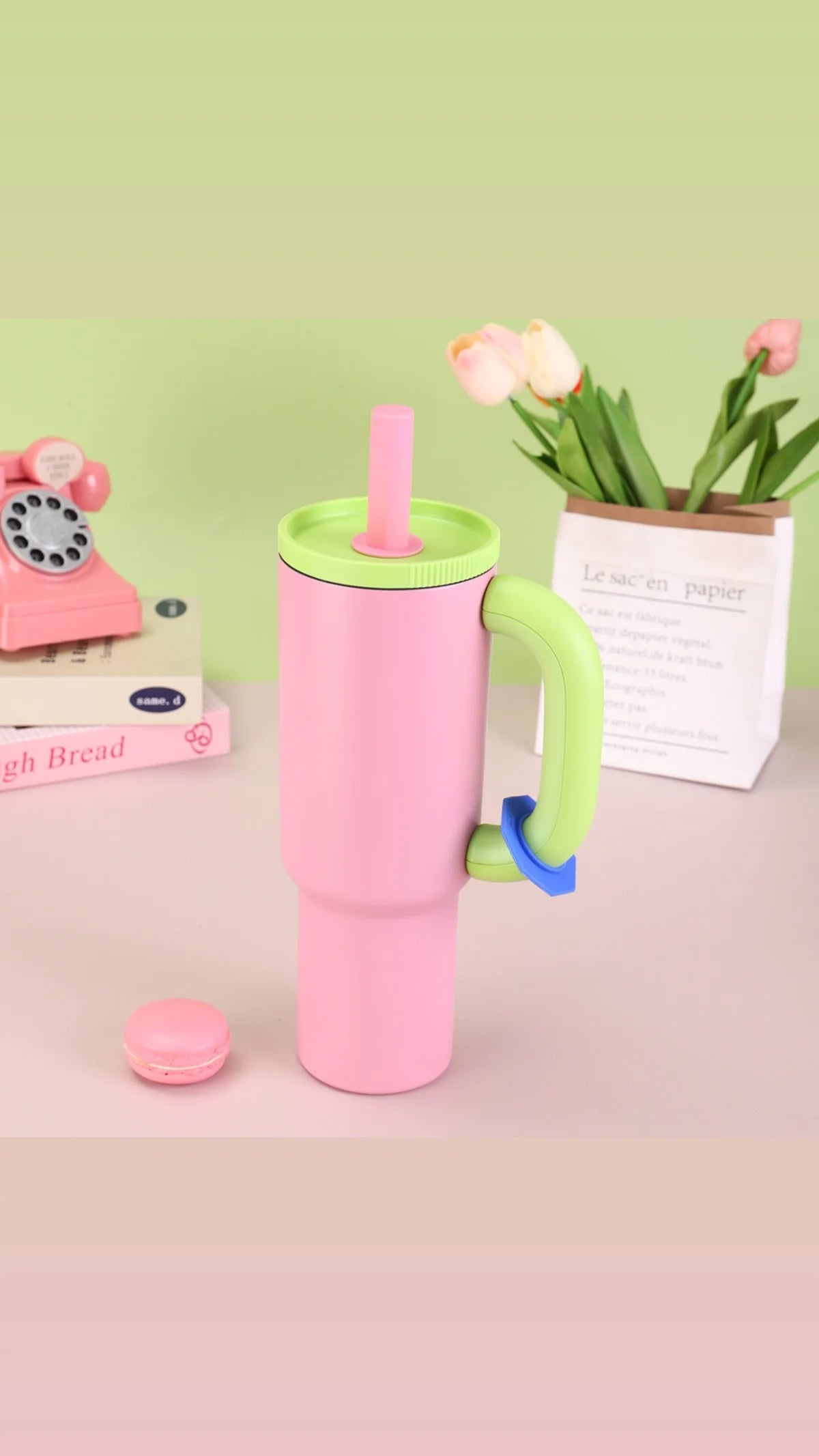Macron Theme Stainless Steel Tumbler 1200 ml