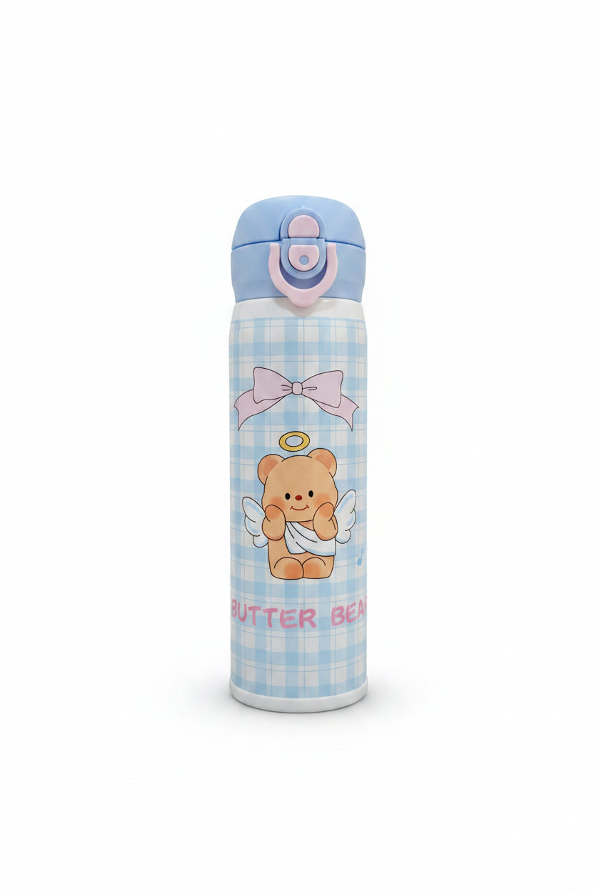 Butter Bear Stainless Steel Insulated Water Bottle 🩷🐻