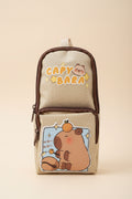 Mini Backpack Pencil Pouch – Cute Cartoon Multi-Compartment Pencil Case 🎒✨