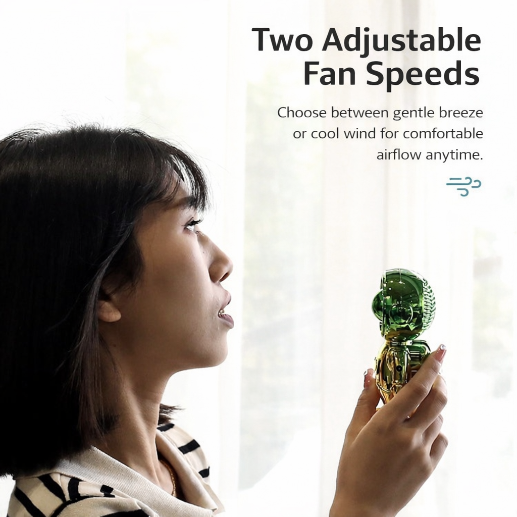 Astronaut portable fan ( chargeable )
