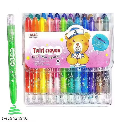 Twister crayon set of 12 colours
